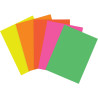 Paquet de 25 feuilles affiche 90 grammes format 40x60cm fluo assortis
