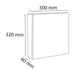 Classeur à levier polypropylène soudé KreaCover dos 60mm mécanique 50mm - A4 Maxi