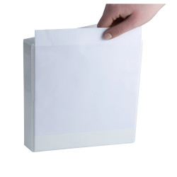 Classeur personnalisable rigide 3 poches KreaCover - 2 anneaux en D 20mm - A5