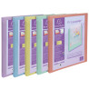 Classeur 4 anneaux 15mm polypropylène Kreacover Pastel - A4