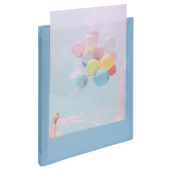 Classeur 4 anneaux 15mm polypropylène Kreacover Pastel - A4