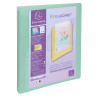 Classeur 4 anneaux 30mm polypropylène Kreacover Pastel - A4 Maxi
