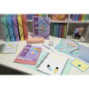 Classeur 4 anneaux 30mm polypropylène Kreacover Pastel - A4 Maxi
