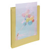 Classeur 4 anneaux 30mm polypropylène Kreacover Pastel - A4 Maxi