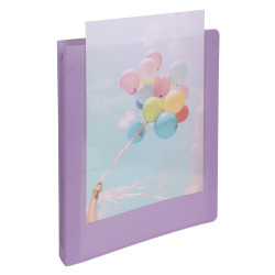 Classeur 4 anneaux 30mm polypropylène Kreacover Pastel - A4 Maxi