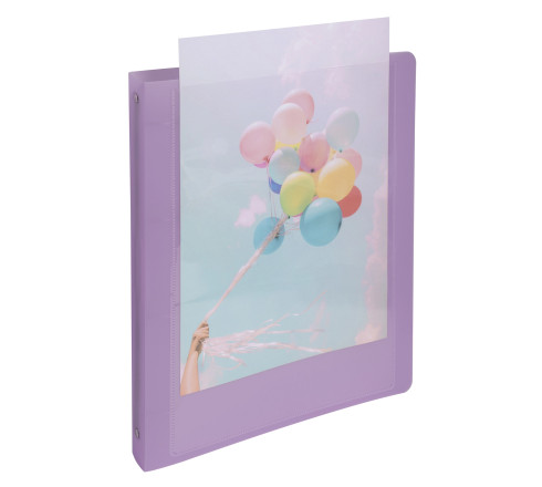 Classeur 4 anneaux 30mm polypropylène Kreacover Pastel - A4 Maxi