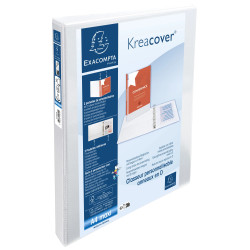 Classeur PP personnalisable Kreacover - 2 anneaux en D 20mm - A4 maxi