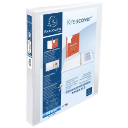 Classeur PP personnalisable Kreacover - 2 anneaux en D 30mm - A4 maxi