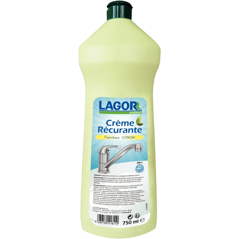 Flacon 750ml crème à récurer