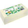 Lot de 12 bocs repositionnables 75 x75mm, coloris jaune, emballage rec