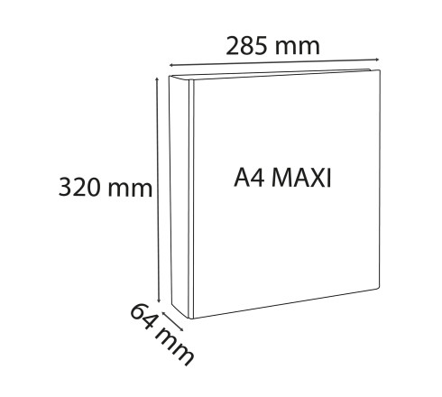Classeur personnalisable rigide 2 poches KreaCover - 2 anneaux en D 40mm - A4 maxi
