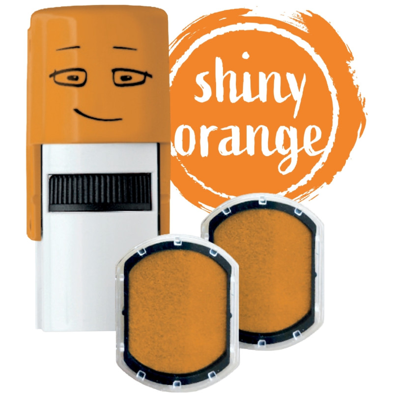 Blister de 2 cassettes d'encrage orange