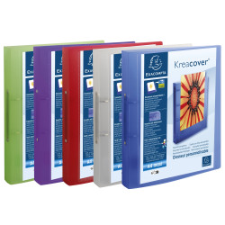 Classeur 2 anneaux 30mm polypropylène chromaline 7/10e Krea Cover - A4 maxi