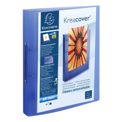 Classeur 2 anneaux 30mm polypropylène chromaline 7/10e Krea Cover - A4 maxi