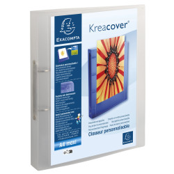 Classeur 2 anneaux 30mm polypropylène chromaline 7/10e Krea Cover - A4 maxi