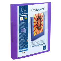 Classeur 2 anneaux 30mm polypropylène chromaline 7/10e Krea Cover - A4 maxi