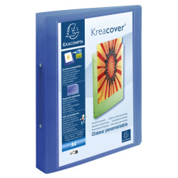 Classeur 2 anneaux 30mm polypropylène chromaline 10/10e Krea Cover - A4 maxi
