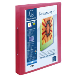 Classeur 2 anneaux 30mm polypropylène chromaline 10/10e Krea Cover - A4 maxi