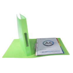 Classeur 2 anneaux 30mm polypropylène chromaline 10/10e Krea Cover - A4 maxi