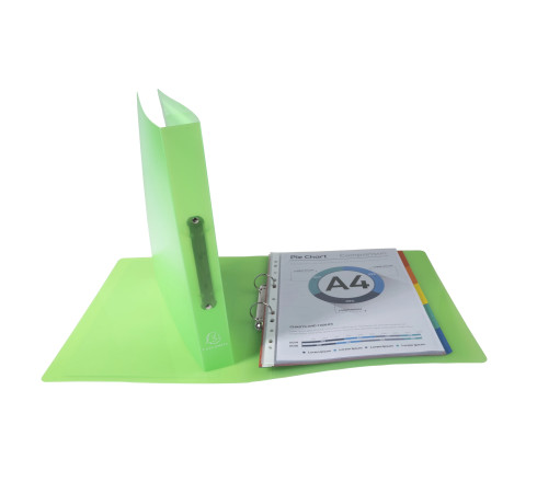 Classeur 2 anneaux 30mm polypropylène chromaline 10/10e Krea Cover - A4 maxi