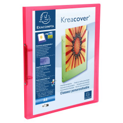 Classeur 2 anneaux 15mm polypropylène chromaline 5/10e Krea Cover - A4