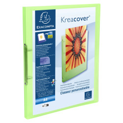 Classeur 2 anneaux 15mm polypropylène chromaline 5/10e Krea Cover - A4