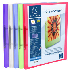 Classeur 2 anneaux 15mm polypropylène chromaline 5/10e Krea Cover - A4