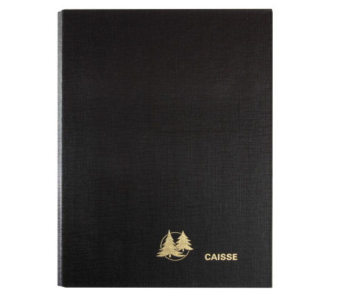 Agenda bureau 16x24 cm Caisse Perpétuel Reliure seule pour feuillets mobiles