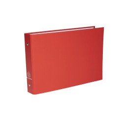 Classeur rembordé polypropylène avec intercalaires pour fiches bristol 148x210 2 anneaux 25mm