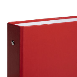 Classeur rembordé polypropylène avec intercalaires pour fiches bristol 148x210 2 anneaux 25mm