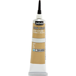 Tube à canule cerne relief 37 ml Or