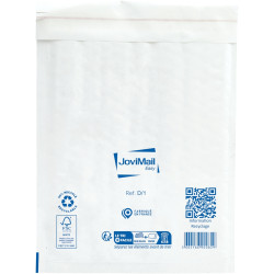 Carton de 100 pochettes blanches bulles d'air 180x260mm