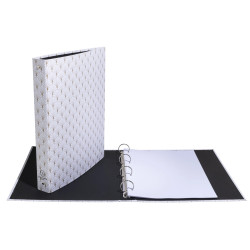 Classeur rigide 4 anneaux 30mm Néo Déco