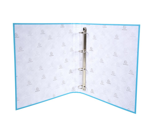Classeur rembordé polypropylène dos arrondi 4 anneaux ronds 30mm