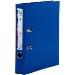 Classeur à levier PREM'TOUCH format A4+, dos 5 cm, bleu foncé