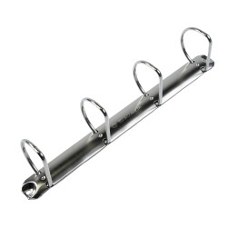 Classeur rembordé PVC 4 anneaux en D de 50mm en 3ème de couverture - A4 maxi