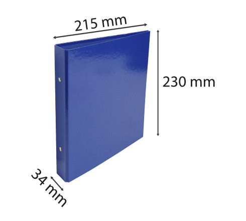 Classeur 17x22 2anneaux 25mm Iderama
