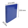 Classeur 17x22 2anneaux 25mm Iderama