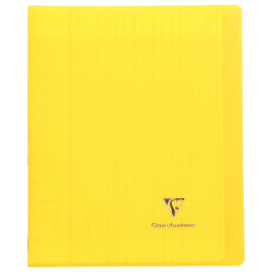 Piqûre 96 pages KOVERBOOK, format 17x22 cm, seyès 90g, couverture poly