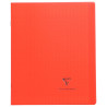 Piqûre 96 pages KOVERBOOK, format 17x22 cm, seyès 90g, couverture poly