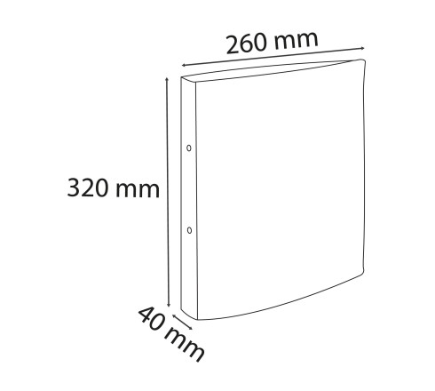 Classeur rigide 2 anneaux 30mm Clean'Safe - A4