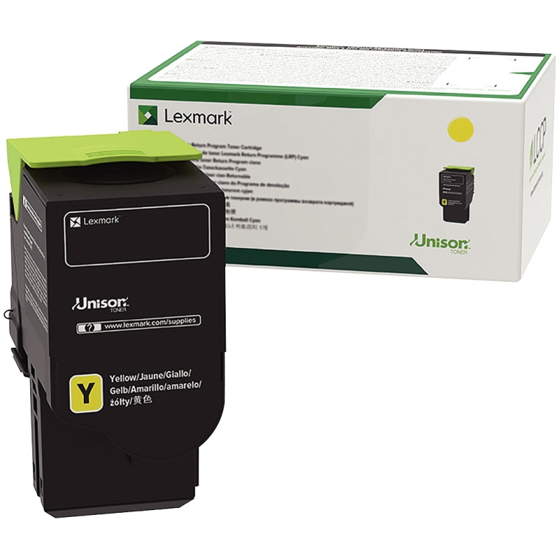 Lexmark 78C2XY0 toner laser jaune authentique