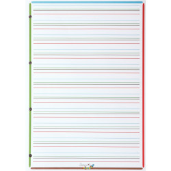 Feuillets mobiles 100 pages 90g, format A4, DYS interligne 3 mm