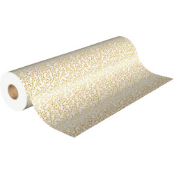 Rouleau papier cadeau 0.70x50mètres coloris or
