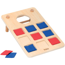 Planche de 2 jeux en bois 49.5x30cm