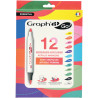 Pochette de 12 marqueurs Graph It essential