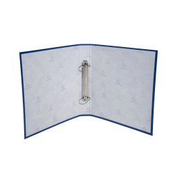 Classeur rembordé polypropylène format ecolier 2 anneaux 25mm - 230x215mm