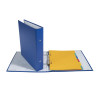 Classeur rembordé polypropylène format ecolier 2 anneaux 25mm - 230x215mm