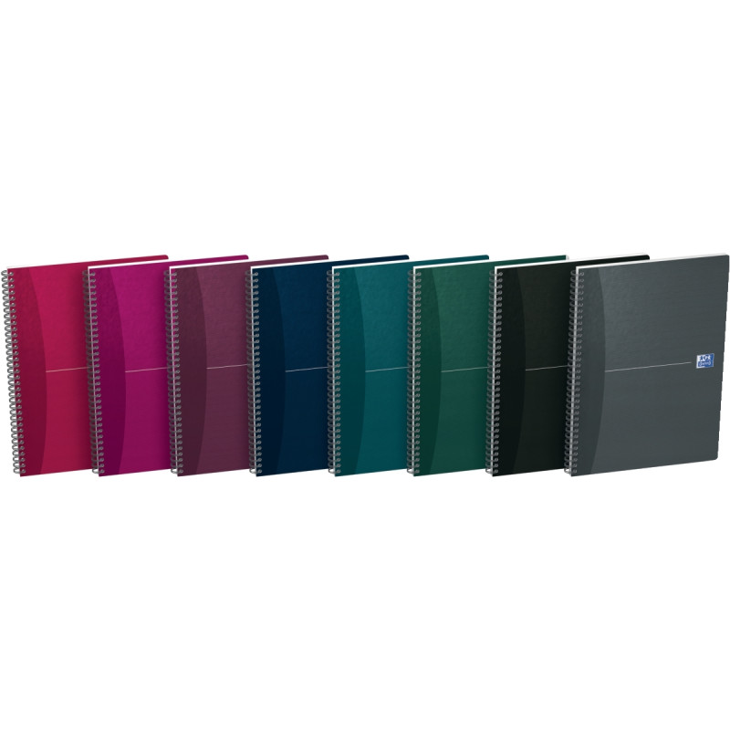 Cahier à reliure intégrale 180 pages ESSENTIALS, format A4, quadrillé
