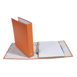 Classeur rembordé polypropylène format ecolier 2 anneaux 30mm - 230x215mm